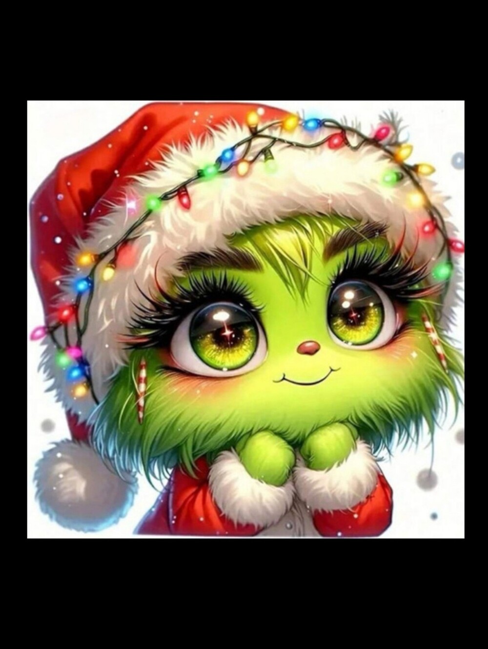 Baby Grinch DIY 5D Full Round Drill Diamond Painting